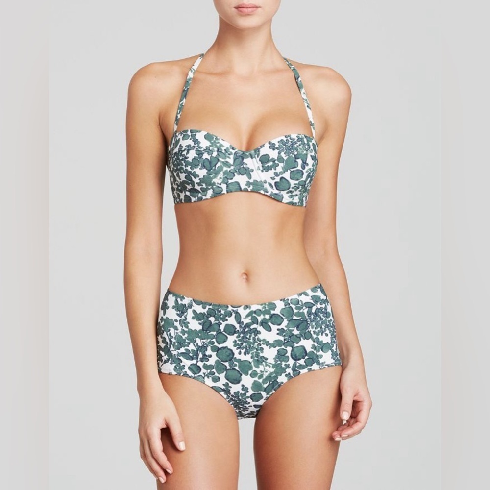 Tory Burch Issy Underwire Halter Bikini Top SZ. M - Picture 2 of 12